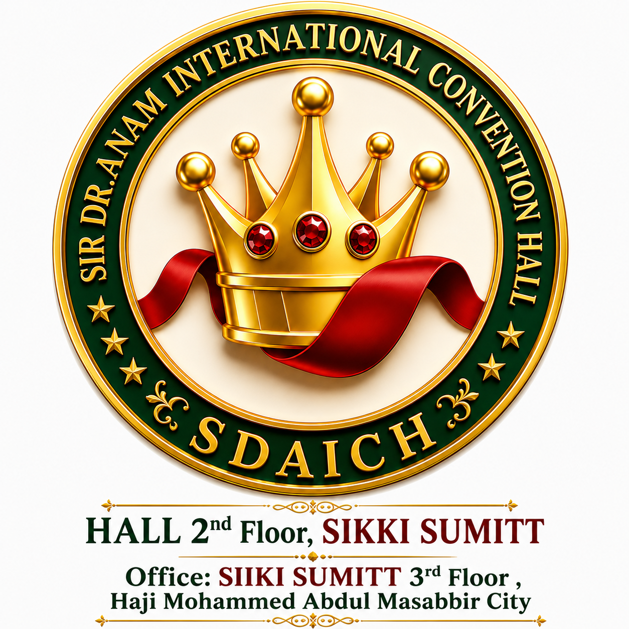 Original Sir Dr. Anam International Convention Hall logo