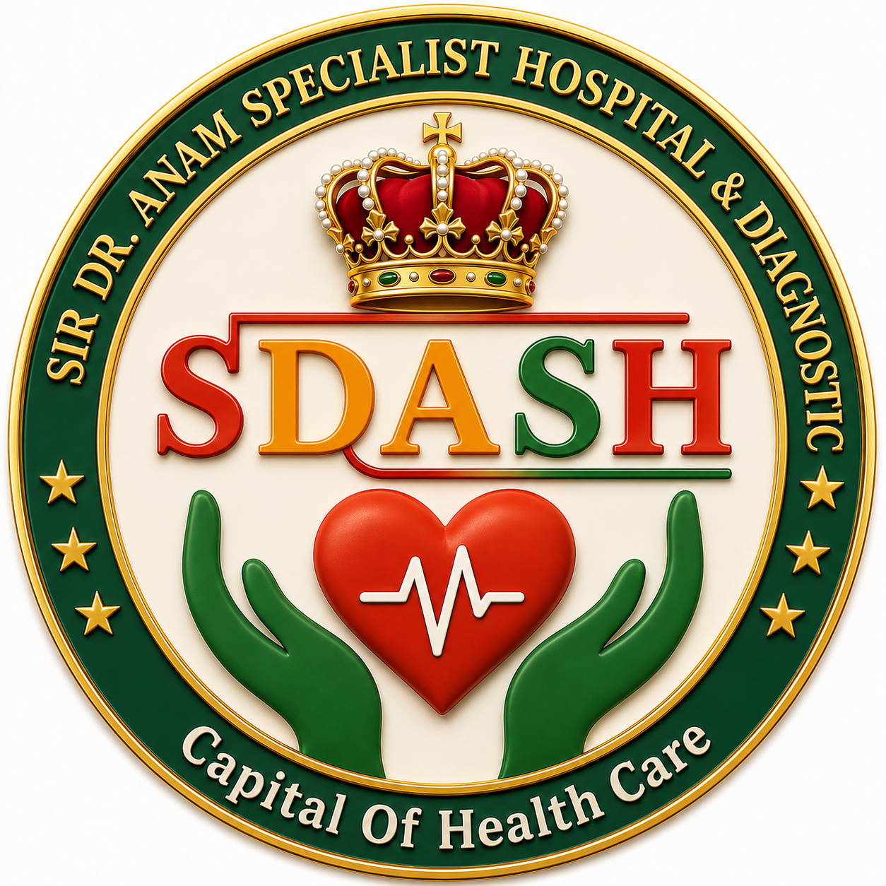 Original logo: Sir Dr. Anam Specialist Hospital & Diagnostic Centre