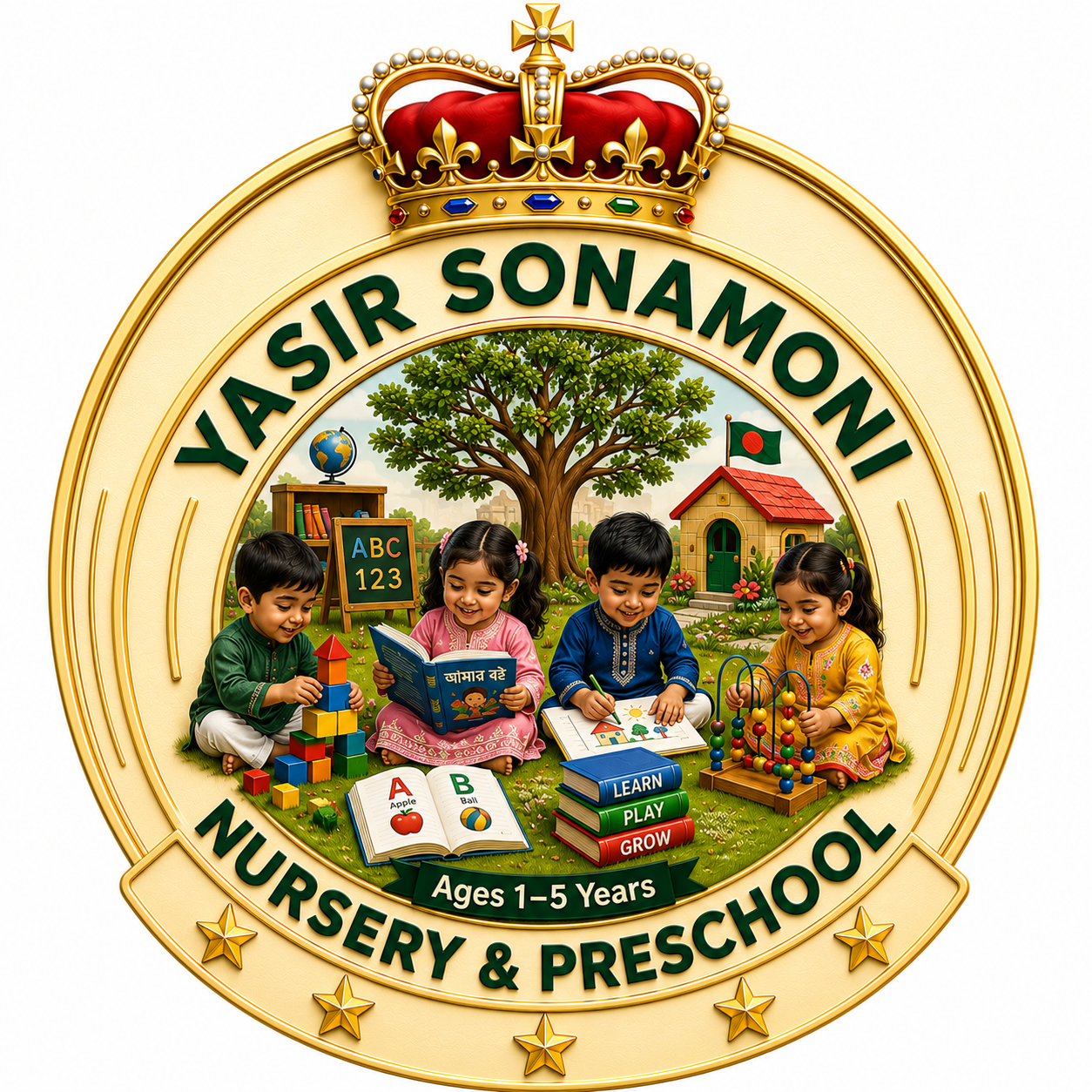 Original logo: Yasir Sonamoni Nursery & Preschool